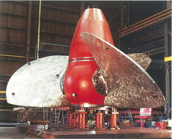 Montagem em Fábrica de Rotor de Turbina Kaplan - Foto Voith